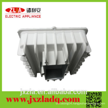 Professional square aluminum die casting radiator, aluminum enclosure heat sink